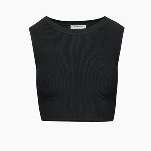 Aritzia Babaton Sculpt Knit Muscle Cropped Tank